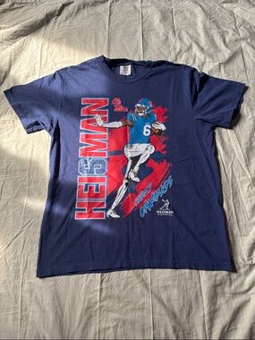 Heisman Tribute Navy Graphic T-Shirt - Ole Miss